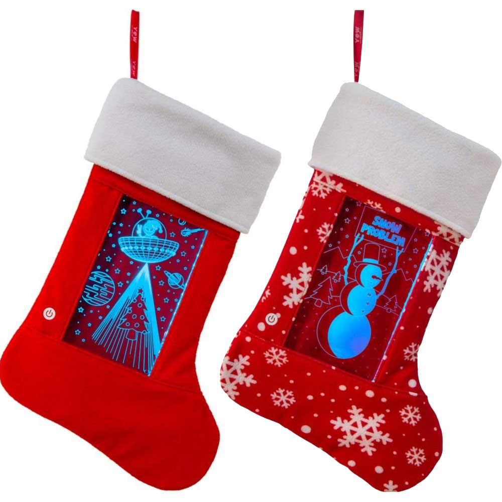 These Are So Cool Led Light Up Christmas Stockings Select A Color