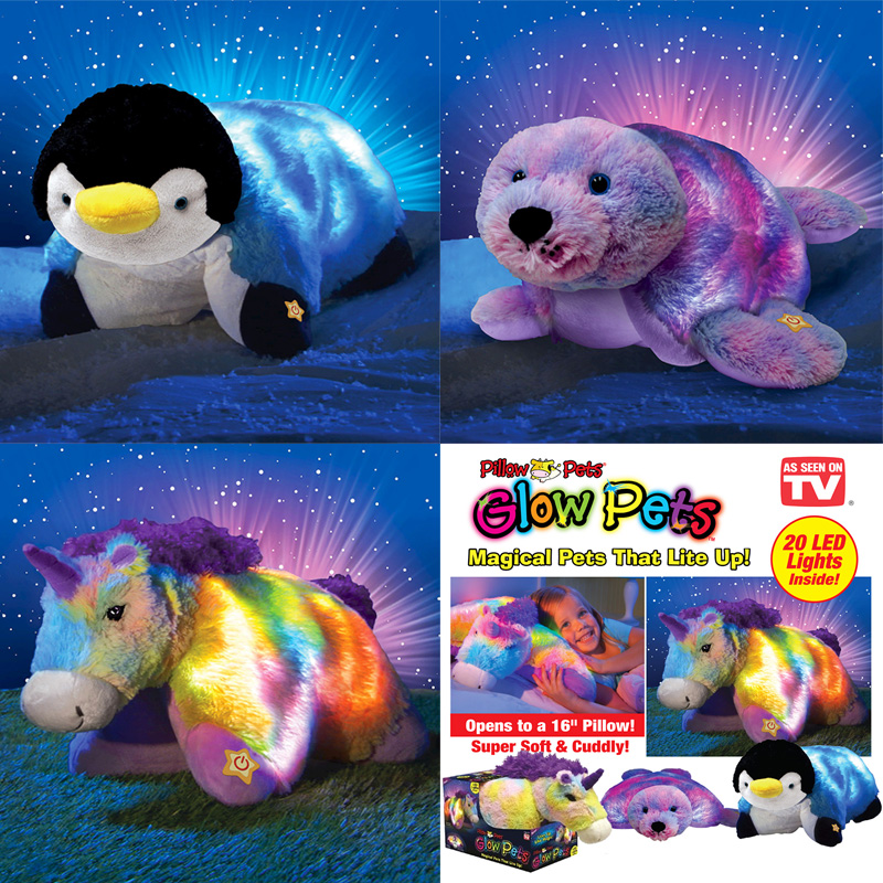 glow pets pillow