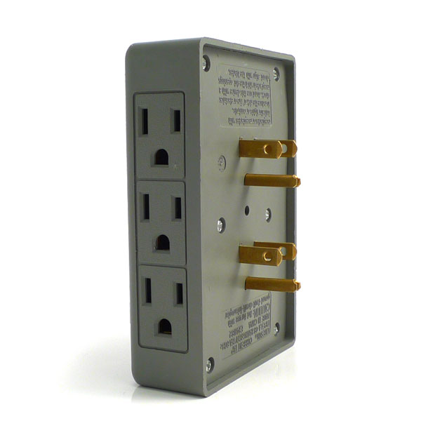 $5.49 DEAL! 6 Plug Side Entry Wall Outlet Multiplier ...